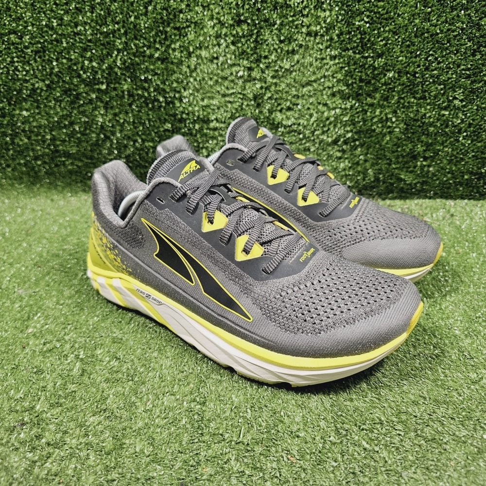 Altra Torin 4 Plush Grey Electric Volt Athletic Running Sneakers Mens Size 10